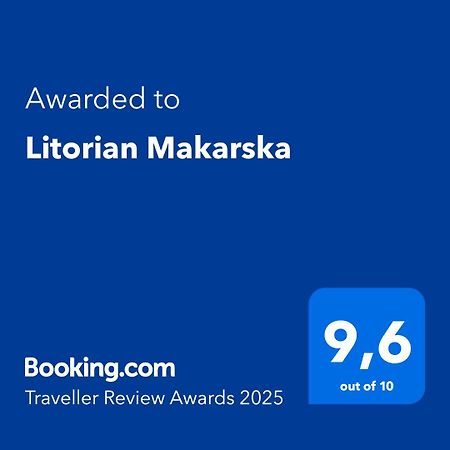 Apartmán Litorian Makarská Exteriér fotografie